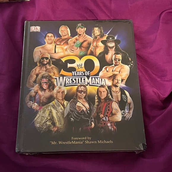 WWE Other - WWE 30 Years of WrestleMania Hardcover Book | Brand New Collectible